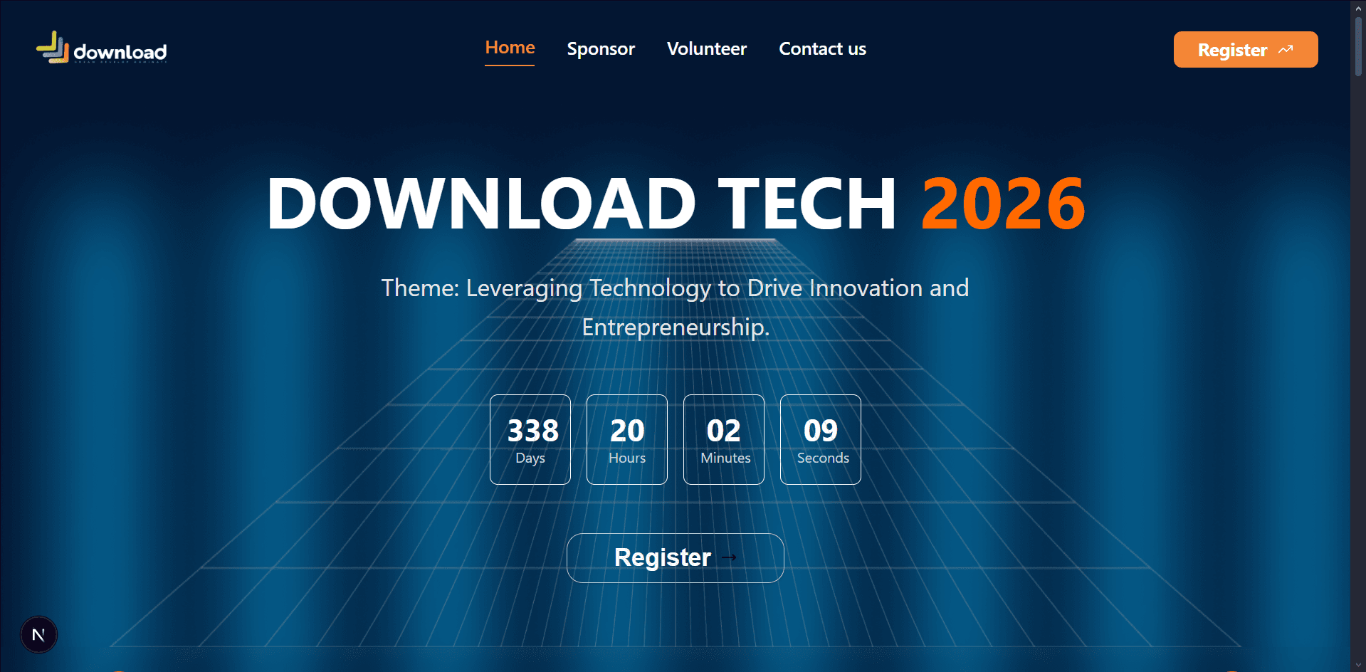 Download Event mockup